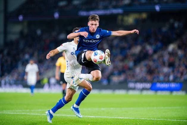 12 09 2025 Soccer, 2025 2026, 2 Bundesliga, 5 Matchday, DSC Arminia Bielefeld 1 FC Magdeburg Marius Wörl Bielefeld DFL REGULATIONS PROHIBIT ANY USE OF PHOTOGRAPHS AS IMAGE SEQUENCES AND OR QUASI VIDEO