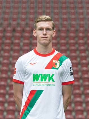 Anton Kade FC Augsburg 1907 1 BL, portrait date 2025 2026,