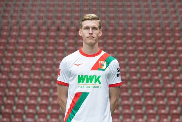 Anton Kade FC Augsburg 1907 1 BL, portrait date 2025 2026,