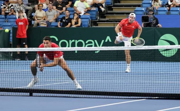 Tennis, Davis Cup, Hungary - Austria
