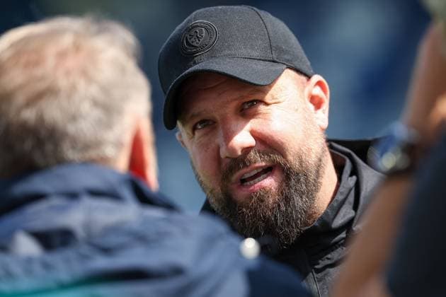 2025 09 13 xkix 2 Bundesliga SV Darmstadt 98 Eintracht Braunschweig v l , Coach Heiner Backhaus Eintracht Braunschweig in interview DFL DFB REGULATIONS PROHIBIT ANY USE OF PHOTOGRAPHS as IMAGE SEQUENCES and or QUASI VIDEO Copyright: JoaquimxFerreira