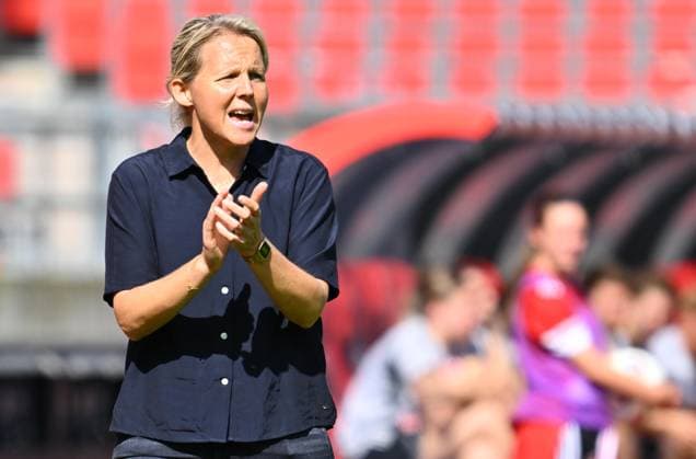 13 09 2025 Soccer Season 2025 2026 1 Google Pixel Women Bundesliga 02 Matchday 1 FC Nürnberg FCN Club Clubfrauen SV Werder Bremen SVW Sportfoto Zink xwoxzix Friederike Fritzy Kromp Trainer Trainerin SV Werder Bremen ruft schreit brüllt