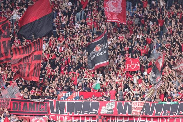 13 09 2025 Soccer Season 2025 2026 2 Soccer Bundesliga 05 Matchday Karlsruher SC KSC 1 FC Nürnberg FCN Club Sportfoto Zink DaMa xdaxmax DFL regulations prohibit any use of photographs as image sequences and or quasi video only for editorial use Symbolbild Symbolfoto Feature Impression Clubfan Clubfans FCN Fans Fans cheer for Team Team of FCN