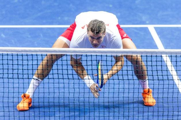Davis Cup - Poland vs Great Britain Karol Drzewiecki during Davis Cup - Poland vs Great Britain match in Gdynia, Poland on September 13, 2025 Gdynia Poland  Copyright: xFotoxOlimpikx originalFilename:jastrzebowski-daviscup250913_npT18.jpg