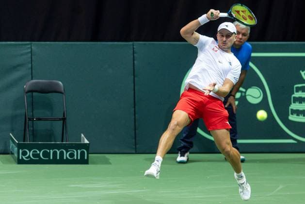 Davis Cup - Poland vs Great Britain Jan Zielinski during Davis Cup - Poland vs Great Britain match in Gdynia, Poland on September 13, 2025 Gdynia Poland  Copyright: xFotoxOlimpikx originalFilename:jastrzebowski-daviscup250913_npkQ3.jpg