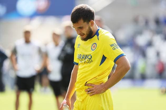 13 09 2025, xtvx, Fussball 2 Bundesliga, SV Darmstadt 98 Eintracht Braunschweig v l Mehmet Aydin Eintracht Braunschweig nach dem Spiel, after the match enttaeuscht, enttaeuscht schauenend, dissapointed DFL DFB REGULATIONS PROHIBIT ANY USE OF PHOTOGRAPHS as IMAGE SEQUENCES and or QUASI VIDEO Darmstadt