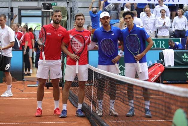 Tennis, Davis Cup, Croatia - France