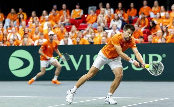 Tennis, Davis Cup, Netherlands - Argentina