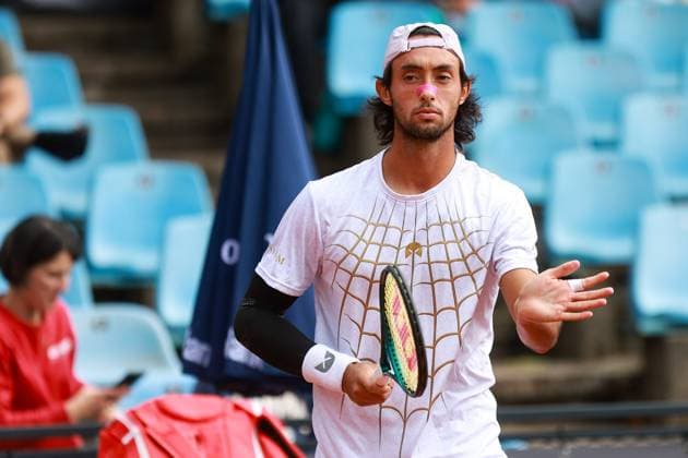 SZCZECIN, 13.09.2025 CWIERCFINAL TURNIEJU TENISA ZIEMNEGO ATP, Tennis Herren CHALLENGER - QUARTER FINAL ATP CHALLENGER INVEST IN SZCZECIN OPEN 2025 NZ THIAGO AGUSTIN TIRANTE FOT. KRZYSZTOF CICHOMSKI NEWSPIX.PL --- newspix.pl 