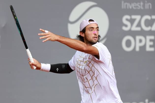 SZCZECIN, 13.09.2025 CWIERCFINAL TURNIEJU TENISA ZIEMNEGO ATP, Tennis Herren CHALLENGER - QUARTER FINAL ATP CHALLENGER INVEST IN SZCZECIN OPEN 2025 NZ THIAGO AGUSTIN TIRANTE FOT. KRZYSZTOF CICHOMSKI NEWSPIX.PL --- newspix.pl 