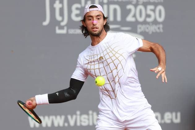 SZCZECIN, 13.09.2025 CWIERCFINAL TURNIEJU TENISA ZIEMNEGO ATP, Tennis Herren CHALLENGER - QUARTER FINAL ATP CHALLENGER INVEST IN SZCZECIN OPEN 2025 NZ THIAGO AGUSTIN TIRANTE FOT. KRZYSZTOF CICHOMSKI NEWSPIX.PL --- newspix.pl 