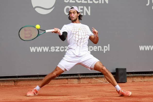 SZCZECIN, 13.09.2025 CWIERCFINAL TURNIEJU TENISA ZIEMNEGO ATP, Tennis Herren CHALLENGER - QUARTER FINAL ATP CHALLENGER INVEST IN SZCZECIN OPEN 2025 NZ THIAGO AGUSTIN TIRANTE FOT. KRZYSZTOF CICHOMSKI NEWSPIX.PL --- newspix.pl 