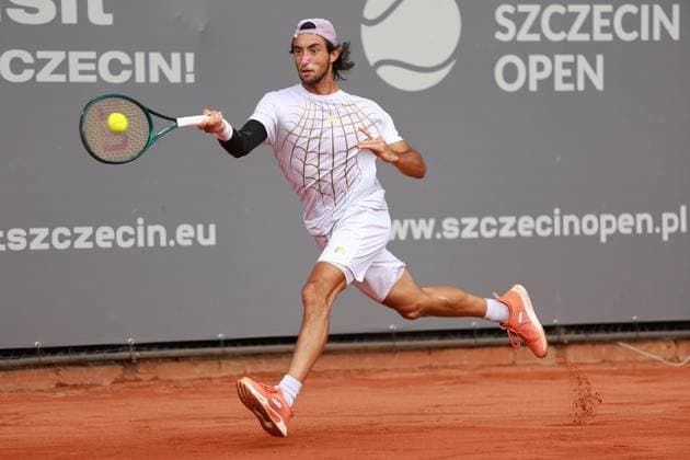 SZCZECIN, 13.09.2025 CWIERCFINAL TURNIEJU TENISA ZIEMNEGO ATP, Tennis Herren CHALLENGER - QUARTER FINAL ATP CHALLENGER INVEST IN SZCZECIN OPEN 2025 NZ THIAGO AGUSTIN TIRANTE FOT. KRZYSZTOF CICHOMSKI NEWSPIX.PL --- newspix.pl 