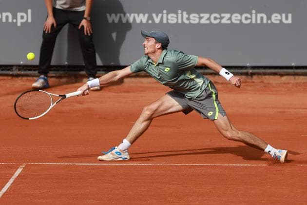 SZCZECIN, 13.09.2025 CWIERCFINAL TURNIEJU TENISA ZIEMNEGO ATP, Tennis Herren CHALLENGER - QUARTER FINAL ATP CHALLENGER INVEST IN SZCZECIN OPEN 2025 NZ GIJS BLANCANEAUX FOT. KRZYSZTOF CICHOMSKI NEWSPIX.PL --- newspix.pl 