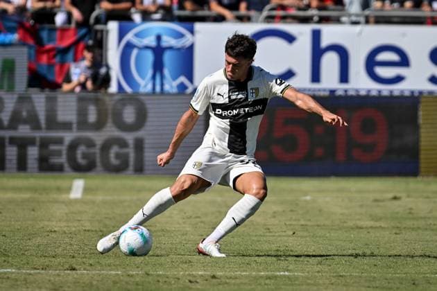 Mateo Pellegrino of Parma Calcio during Cagliari Calcio vs Parma Calcio, Italian soccer Serie A match in Cagliari, Italy, September 13 2025  Copyright: xLuigixCanu IPAxSportx xipa-agency.netx xx IPA_64779892 IPA_Agency_IPA64779892