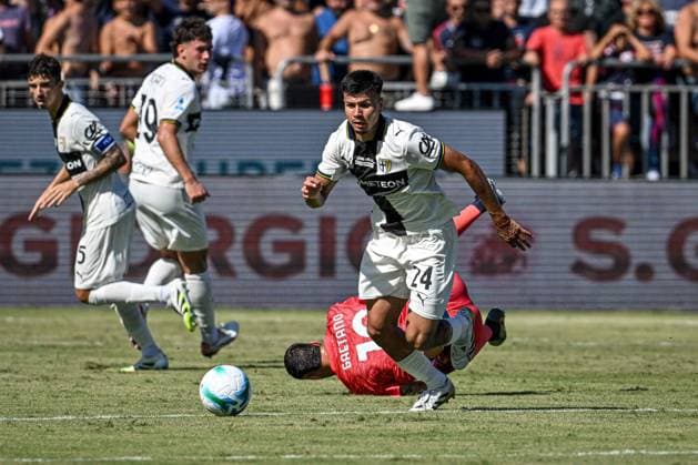 Christian Ordonez of Parma Calcio during Cagliari Calcio vs Parma Calcio, Italian soccer Serie A match in Cagliari, Italy, September 13 2025  Copyright: xLuigixCanu IPAxSportx xipa-agency.netx xx IPA_64780062 IPA_Agency_IPA64780062
