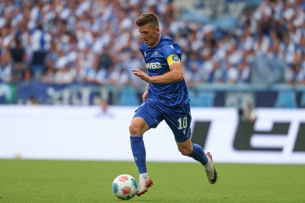 Driving force in midfield Marvin Wanitzek Karlsruher SC, 10 , GER, Karlsruher SC vs 1 FC Nuernberg, 2 Bundesliga, Matchday 5, 2025 2026, 13 09 2025, DFL REGULATIONS PROHIBIT ANY USE OF PHOTOGRAPHS AS IMAGE SEQUENCES AND OR QUASI VIDEO, GER, Karlsruher SC vs 1 FC Nuernberg, 2 Bundesliga, Matchday 5, 2025 2026, 13 09 2025 Karlsruhe Copyright: xEibner-Pressefoto JanxPrihodax EP_JPA