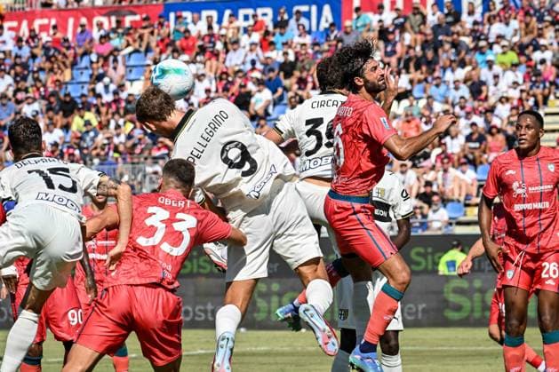 Mateo Pellegrino of Parma Calcio during Cagliari Calcio vs Parma Calcio, Italian soccer Serie A match in Cagliari, Italy, September 13 2025  Copyright: xLuigixCanu IPAxSportx xipa-agency.netx xx IPA_64780644 IPA_Agency_IPA64780644