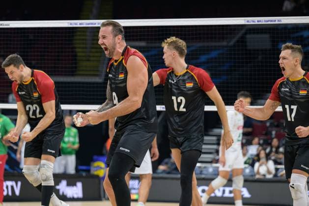 September 13, 2025, Pasay City, Manila, Philippines: Germany vs Bulgaria in the Pool Phase during the FIVB Mens Volleyball World Championship, WM, Weltmeisterschaft 2025 in Manila, Philippines. Bulgaria beat Germany in 3 sets. Pasay City Philippines - ZUMAr144 20250913_zap_r144_041 Copyright: xJaynexRussellx
