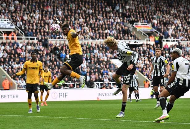 Nick Woltemade of Newcastle United scores their first goal Newcastle United v Wolverhampton Wanderers, Premier League, Football, St James Park, Newcastle, UK - 13 Sept 2025Newcastle St James Park United Kingdom EDITORIAL USE ONLY No use with unauthorised audio, video, data, fixture lists, club league logos or live services. Online in-match use limited to 120 images, no video emulation. No use in betting, games or single club league player publications. Copyright: xRichardxLee Shutterstockx 15481298y
