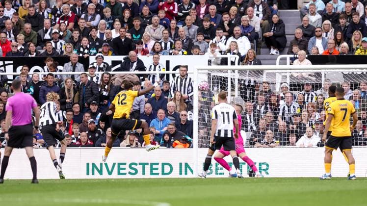 Newcastle United v Wolverhampton Wanderers Premier League 13 09 2025. GOAL 1-0 Newcastle United forward Nick Woltemade (27) scores a goal to make the score 1-0 during the Premier League match between Newcastle United and Wolverhampton Wanderers at St. James s Park, Newcastle, England on 13 September 2025. Editorial use only DataCo restrictions apply See www.football-dataco.com , Copyright: xSimonxDaviesx PSI-22823-0027