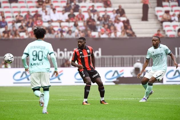 OGC Nice v FC Nantes - Ligue 1 McDonald s 2025 2026 07 Jeremie BOGA (ogcn) during the Ligue 1 McDonald s match between Nice and Nantes at Allianz Riviera on September 13, 2025 in Nice, France. Nice France  Copyright: xFEPx 776348123
