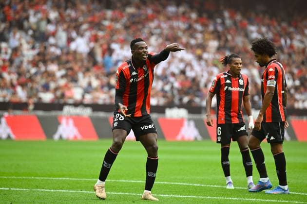 FOOTBALL : OGC Nice VS FC Nantes - Ligue 1 McDonald s - 13 09 2025 Juma Bah (OGC Nice) - Ligue 1 Mcdonald s match between OGC Nice and Football Club de Nantes on September 13, 2025 at the Allianz Riviera Stadium in Nice. NiceFrance  Copyright: xWilliamxCannarellax