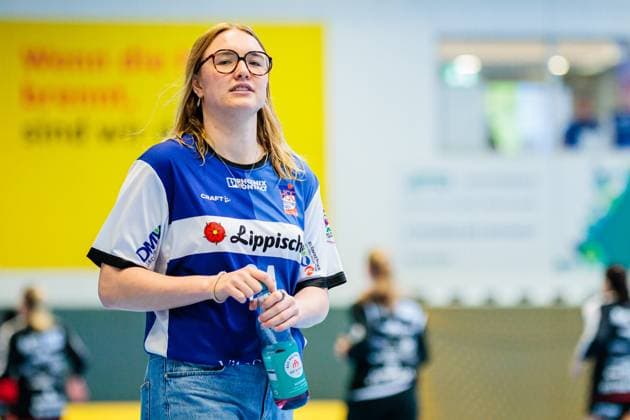 Marie Michalczik HSG Blomberg Lippe, 24 GER, HSG Blomberg Lippe vs Thueringer HC, , 3 Matchday, Season 2025 2026, 13 09 2025 GER, HSG Blomberg Lippe vs Thueringer HC, , 3 Matchday, Season 2025 2026, 13 09 2025 Blomberg Copyright: xEibner-Pressefoto JanxRollingerx EP_JSK