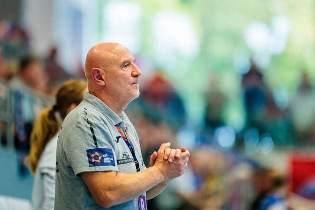 Hebert Mueller Thueringer HC, Coach GER, HSG Blomberg Lippe vs Thueringer HC, , Matchday 3, Season 2025 2026, 13 09 2025 GER, HSG Blomberg Lippe vs Thueringer HC, , Matchday 3, Season 2025 2026, 13 09 2025 Blomberg Copyright: xEibner-Pressefoto JanxRollingerx EP_JSK