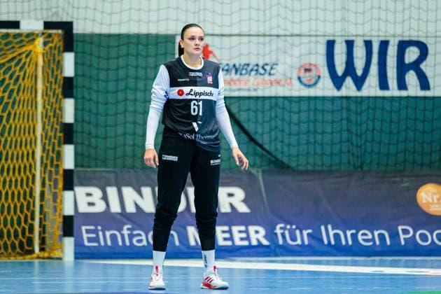 Nicole Roth HSG Blomberg Lippe, 61 GER, HSG Blomberg Lippe vs Thueringer HC, , 3 Matchday, Season 2025 2026, 13 09 2025 GER, HSG Blomberg Lippe vs Thueringer HC, , 3 Matchday, Season 2025 2026, 13 09 2025 Blomberg Copyright: xEibner-Pressefoto JanxRollingerx EP_JSK