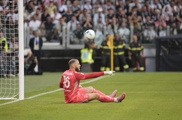 Michele DI Gregorio of Juventus FC during the Italian Serie A season 2025-2026, football match between Juventus FC and FC Inter, on 13 September 2025 at Allianz stadium, Turin, Italy. Photo Nderim KACELI  Copyright: xNderimxKaceli IPAxSportx xipa-agency.netx xx IPA_64791326 IPA_Agency_IPA64791326