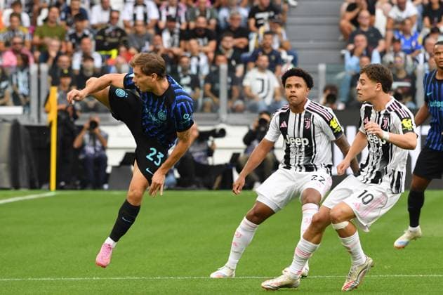 Foto IPP Massimo Rana Torino 13-09-2025 Calcio Campionato di Serie A 2025 2026 Juventus-Inter nella foto barrella nicolo Italy Photo Press - World Copyright italy ITALY  Copyright: xR4924_italyphotopressx