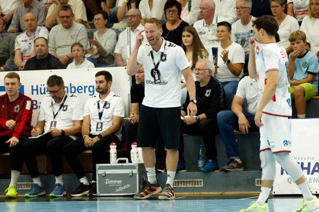 Stefan Kneer Coach TV 05 07 Huettenberg TV 05 07 Huettenberg vs HSG Krefeld Niederrhein, Handball, 2 Handball Bundesliga, 03 Matchday, Season 2025 2026, 13 09 25 TV 05 07 Huettenberg vs HSG Krefeld Niederrhein, Handball, 2 Handball Bundesliga, 03 Matchday, Season 2025 2026, 13 09 25 Huettenberg Copyright: xEibner-Pressefoto JoergxHeinrichx EP_JHR