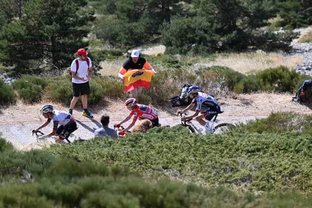 13-09-2025 Vuelta A Espana; Tappa 20 Robledo De Chavela - Bola Del Mundo; 2025, Uae Team Emirates - Xrg; 2025, Visma - Lease A Bike; 2025, Red Bull - Bora Hansgrohe; Almeida, Joao; Vingegaard, Jonas; Hindley, Jai; Bola Del Mundo; 