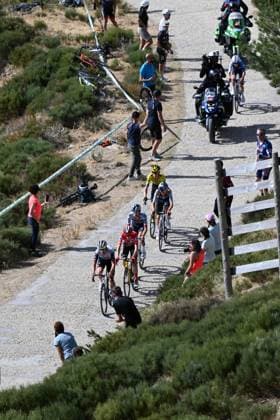 13-09-2025 Vuelta A Espana; Tappa 20 Robledo De Chavela - Bola Del Mundo; 2025, Uae Team Emirates - Xrg; 2025, Visma - Lease A Bike; 2025, Red Bull - Bora Hansgrohe; Almeida, Joao; Vingegaard, Jonas; Hindley, Jai; Bola Del Mundo; 