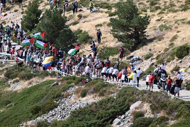 13-09-2025 Vuelta A Espana; Tappa 20 Robledo De Chavela - Bola Del Mundo; 2025, Uae Team Emirates - Xrg; 2025, Visma - Lease A Bike; Almeida, Joao; Vingegaard, Jonas; Bola Del Mundo; 