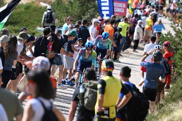 13-09-2025 Vuelta A Espana; Tappa 20 Robledo De Chavela - Bola Del Mundo; 2025, Xds - Astana; Conci, Nicola; Poels, Wouter; Bola Del Mundo; 