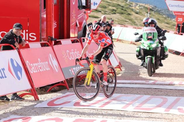 13-09-2025 Vuelta A Espana; Tappa 20 Robledo De Chavela - Bola Del Mundo; 2025, Visma - Lease A Bike; Vingegaard, Jonas; Puerto De Navacerrada; 