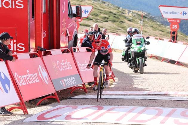 13-09-2025 Vuelta A Espana; Tappa 20 Robledo De Chavela - Bola Del Mundo; 2025, Visma - Lease A Bike; Vingegaard, Jonas; Puerto De Navacerrada; 