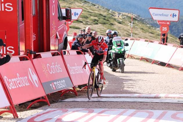 13-09-2025 Vuelta A Espana; Tappa 20 Robledo De Chavela - Bola Del Mundo; 2025, Visma - Lease A Bike; Vingegaard, Jonas; Puerto De Navacerrada; 