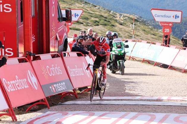 13-09-2025 Vuelta A Espana; Tappa 20 Robledo De Chavela - Bola Del Mundo; 2025, Visma - Lease A Bike; Vingegaard, Jonas; Puerto De Navacerrada; 