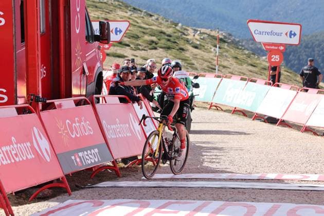 13-09-2025 Vuelta A Espana; Tappa 20 Robledo De Chavela - Bola Del Mundo; 2025, Visma - Lease A Bike; Vingegaard, Jonas; Puerto De Navacerrada; 