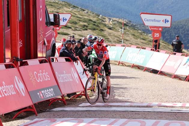 13-09-2025 Vuelta A Espana; Tappa 20 Robledo De Chavela - Bola Del Mundo; 2025, Visma - Lease A Bike; Vingegaard, Jonas; Puerto De Navacerrada; 