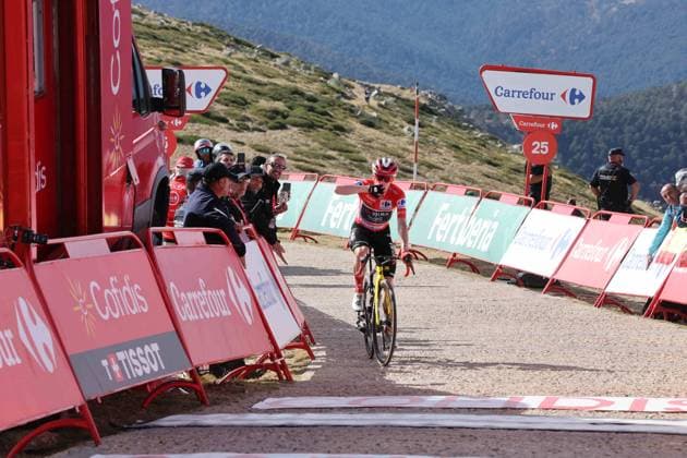 13-09-2025 Vuelta A Espana; Tappa 20 Robledo De Chavela - Bola Del Mundo; 2025, Visma - Lease A Bike; Vingegaard, Jonas; Puerto De Navacerrada; 