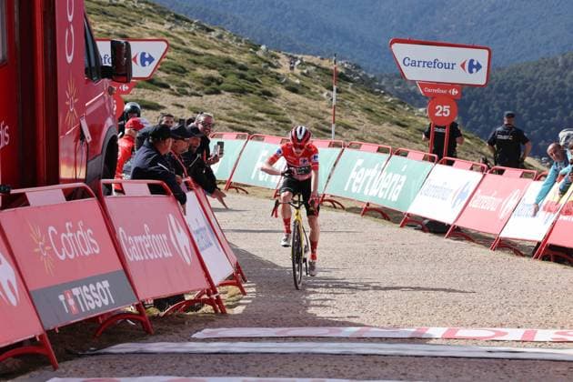 13-09-2025 Vuelta A Espana; Tappa 20 Robledo De Chavela - Bola Del Mundo; 2025, Visma - Lease A Bike; Vingegaard, Jonas; Puerto De Navacerrada; 