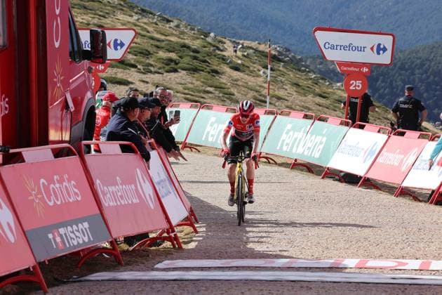 13-09-2025 Vuelta A Espana; Tappa 20 Robledo De Chavela - Bola Del Mundo; 2025, Visma - Lease A Bike; Vingegaard, Jonas; Puerto De Navacerrada; 