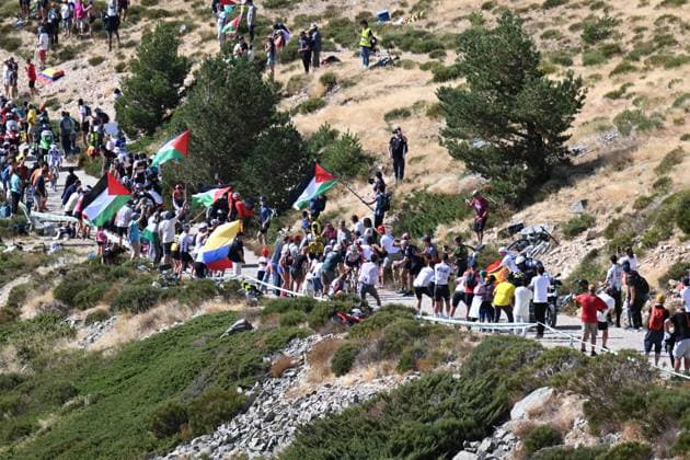 13-09-2025 Vuelta A Espana; Tappa 20 Robledo De Chavela - Bola Del Mundo; 2025, Uae Team Emirates - Xrg; 2025, Visma - Lease A Bike; Almeida, Joao; Vingegaard, Jonas; Bola Del Mundo; 