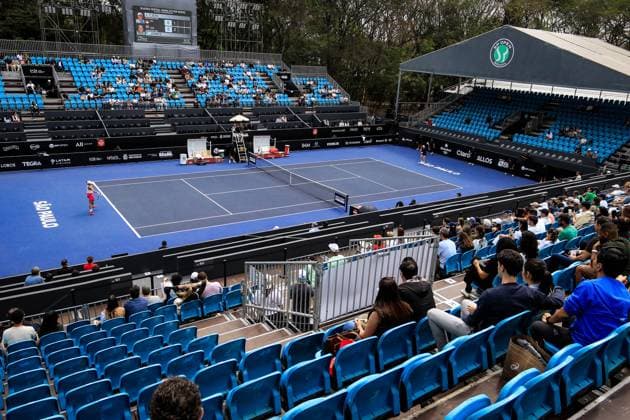 WTA, Tennis Damen 250 SP OPEN SaO PAULO, SP - 13.09.2025: WTA 250 SP OPEN - The inaugural SP Open, a WTA 250 series tournament played on hard courts, will take place at Villa-Lobos Park in the west of Sao Paulo. The event marks Sao Paulo& 39;s return to the official WTA calendar after 25 years and has been Brazil& 39;s largest women& 39;s tournament since 2016. In addition to the sporting events, 32 players will compete in singles and 16 doubles. (Photo: Aloisio Mauricio Fotoarena) x2805923x  AloisioxMauricio