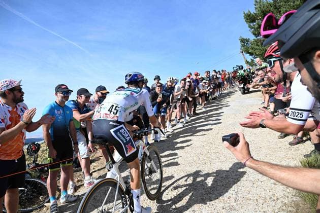 13-09-2025 Vuelta A Espana; Tappa 20 Robledo De Chavela - Bola Del Mundo; 2025, Red Bull - Bora Hansgrohe; Pellizzari, Giulio; Bola Del Mundo; 