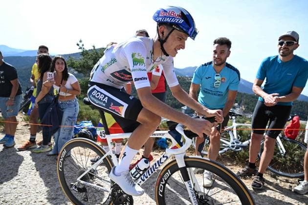 13-09-2025 Vuelta A Espana; Tappa 20 Robledo De Chavela - Bola Del Mundo; 2025, Red Bull - Bora Hansgrohe; Pellizzari, Giulio; Bola Del Mundo; 
